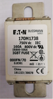 逆變電源保護(hù)熔斷器 170M1738 逆變電源保護(hù)熔斷器 170M1738